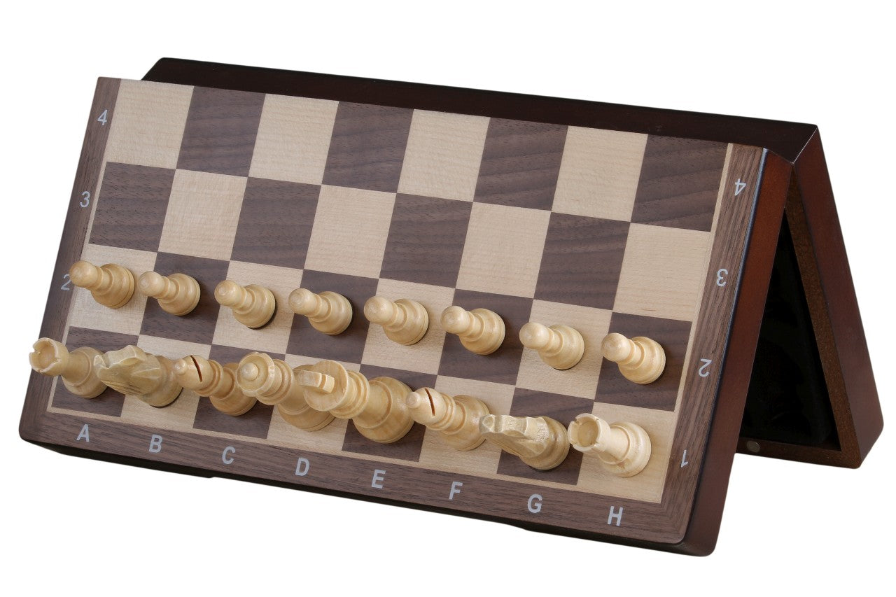 AJEDREZ magn?tico de nogal - 50de15d7a3b8eecde217f1ee2db3a2cb