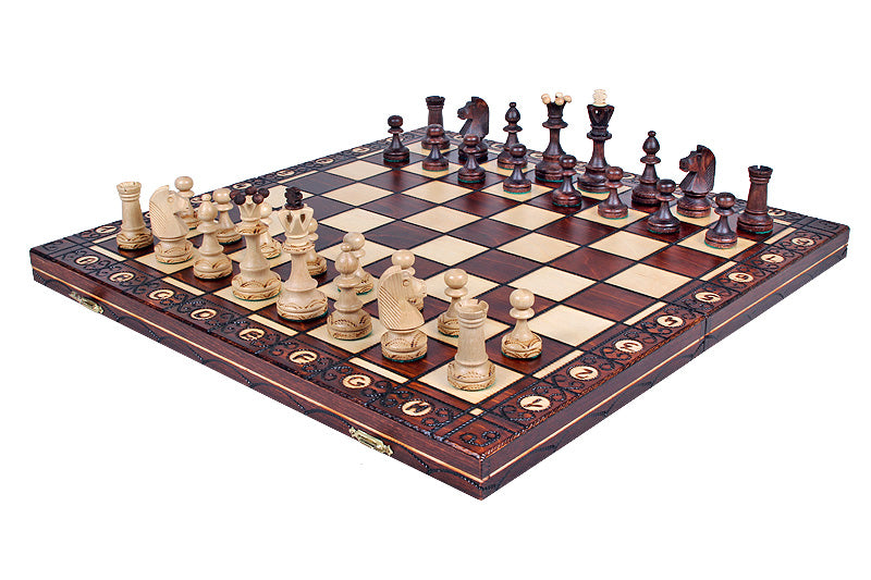 AJEDREZ SENATOR (42 x 42 cm): un juego de ajedrez clásico de madera, ideal para regalar - AJEDREZ SENATOR (42 x 42 cm): un juego de ajedrez clásico de madera, ideal para regalar