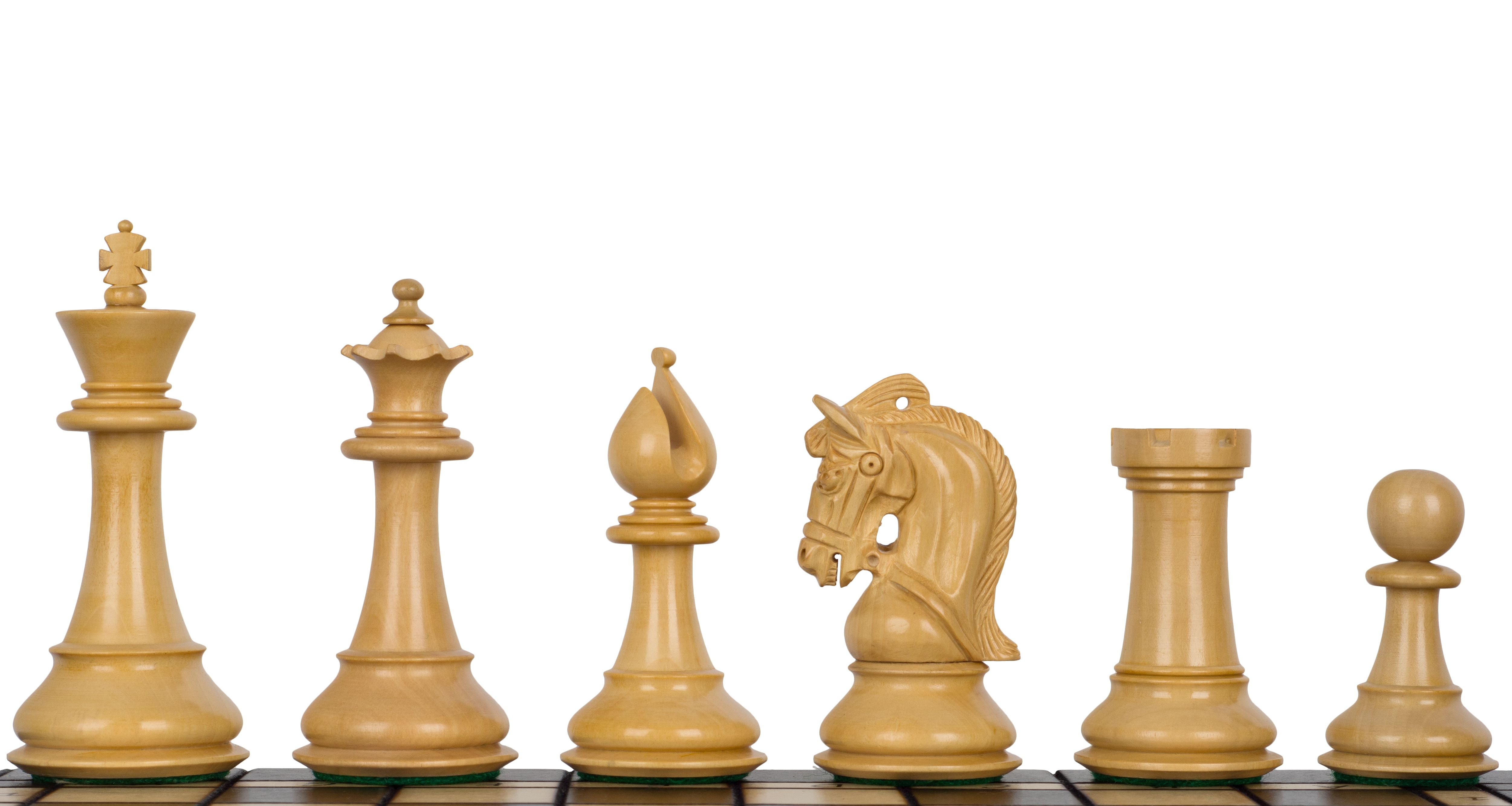 Figuras de ajedrez corintias de madera roja de 4,25 - 1f019f2952ffe19483382b82982dc2bd