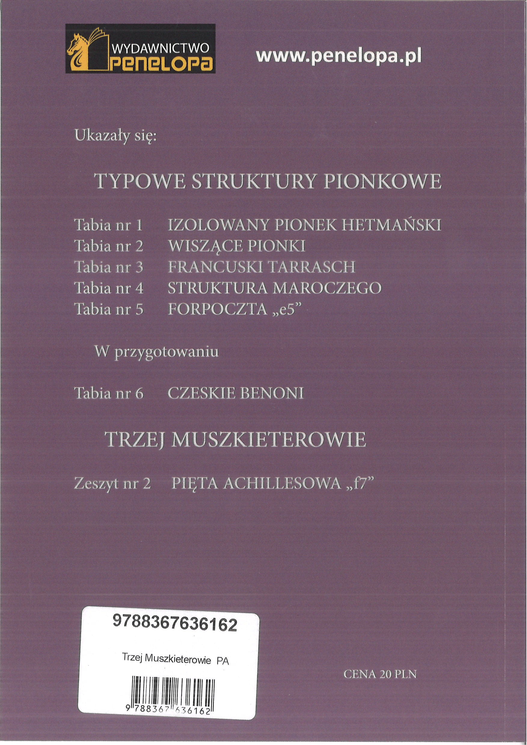 Los tres mosqueteros, cuaderno n.º 1 «El punto h7» - I. Gawle, J. Moraś - Los tres mosqueteros, cuaderno n.º 1 «El punto h7» - I. Gawle, J. Moraś