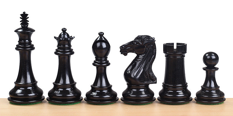 Piezas de ajedrez ROYAL KNIGHT ÉBANO 4" - 84daf01421e6fffb828fa4dac114c1bc
