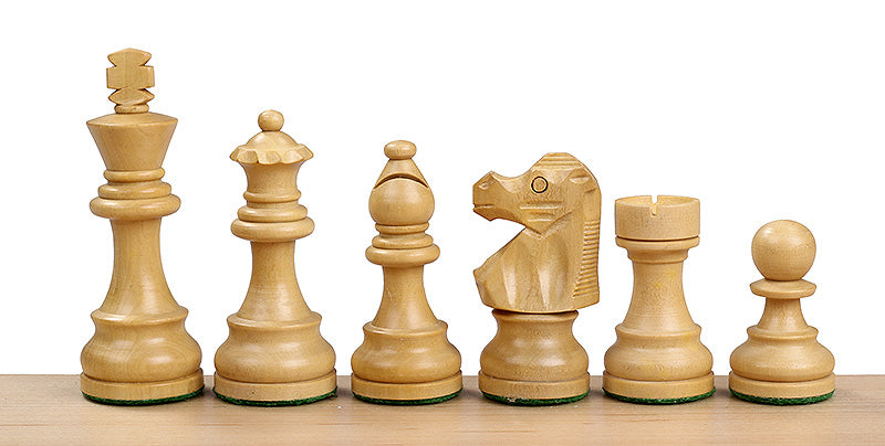 Tablero de ajedrez de sapeli nº 6 + piezas de acacia francesa de 3,75 - b04308a3e393d8f6af6d26ac9b6472fa