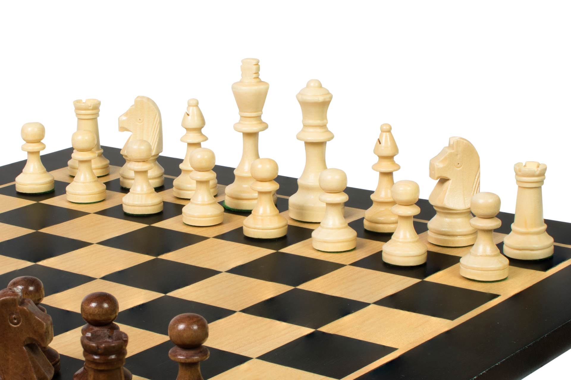 Juego de ajedrez de torneo nº 4 - tablero de 40 mm + figuras Sunrise Staunton de 78 mm - 2314907b96ef3e20cad7189f3356a6e6