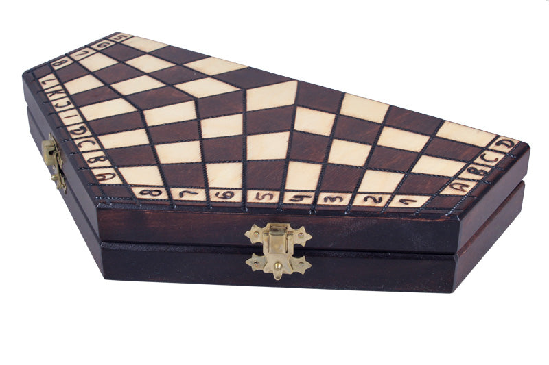 Ajedrez para tres jugadores - pequeño (tablero hexagonal de 16 cm de lado) - Ajedrez para tres jugadores - pequeño (tablero hexagonal de 16 cm de lado)