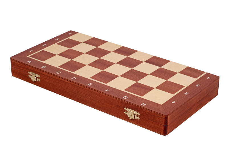 Juego de ajedrez de competición n.º 5 con incrustaciones (48 x 48 cm) - Juego de ajedrez PROFESIONAL - Juego de ajedrez de competición n.º 5 con incrustaciones (48 x 48 cm) - Juego de ajedrez PROFESIONAL