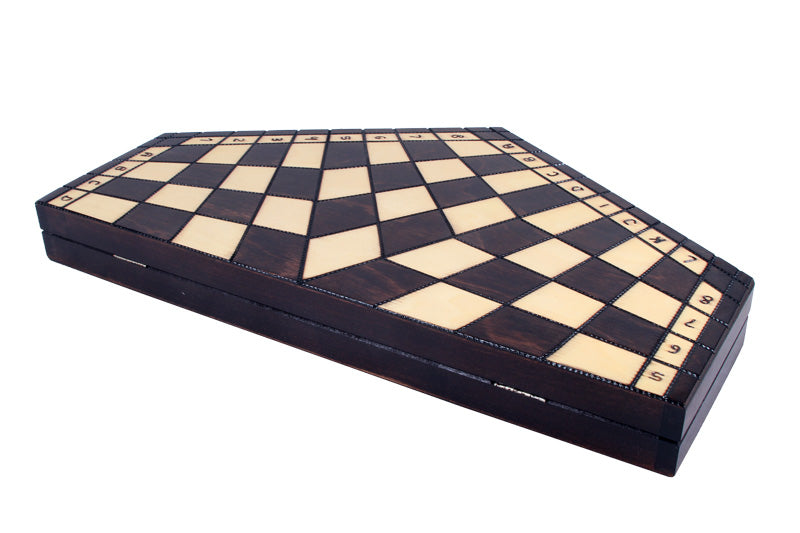 Ajedrez para tres jugadores - grande (tablero hexagonal de 26 cm de lado) - Ajedrez para tres jugadores - grande (tablero hexagonal de 26 cm de lado)