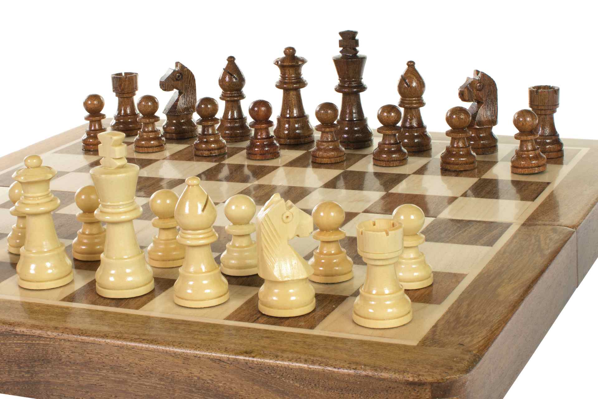 Ajedrez magnético de madera – 30 cm - Ajedrez magnético de madera – 30 cm