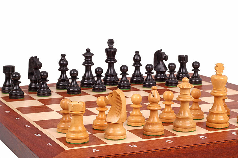 Juego de ajedrez de competición Timeless (alemán) Staunton n.º 5 (48 x 48 cm) - Juego de ajedrez de competición Timeless (alemán) Staunton n.º 5 (48 x 48 cm)