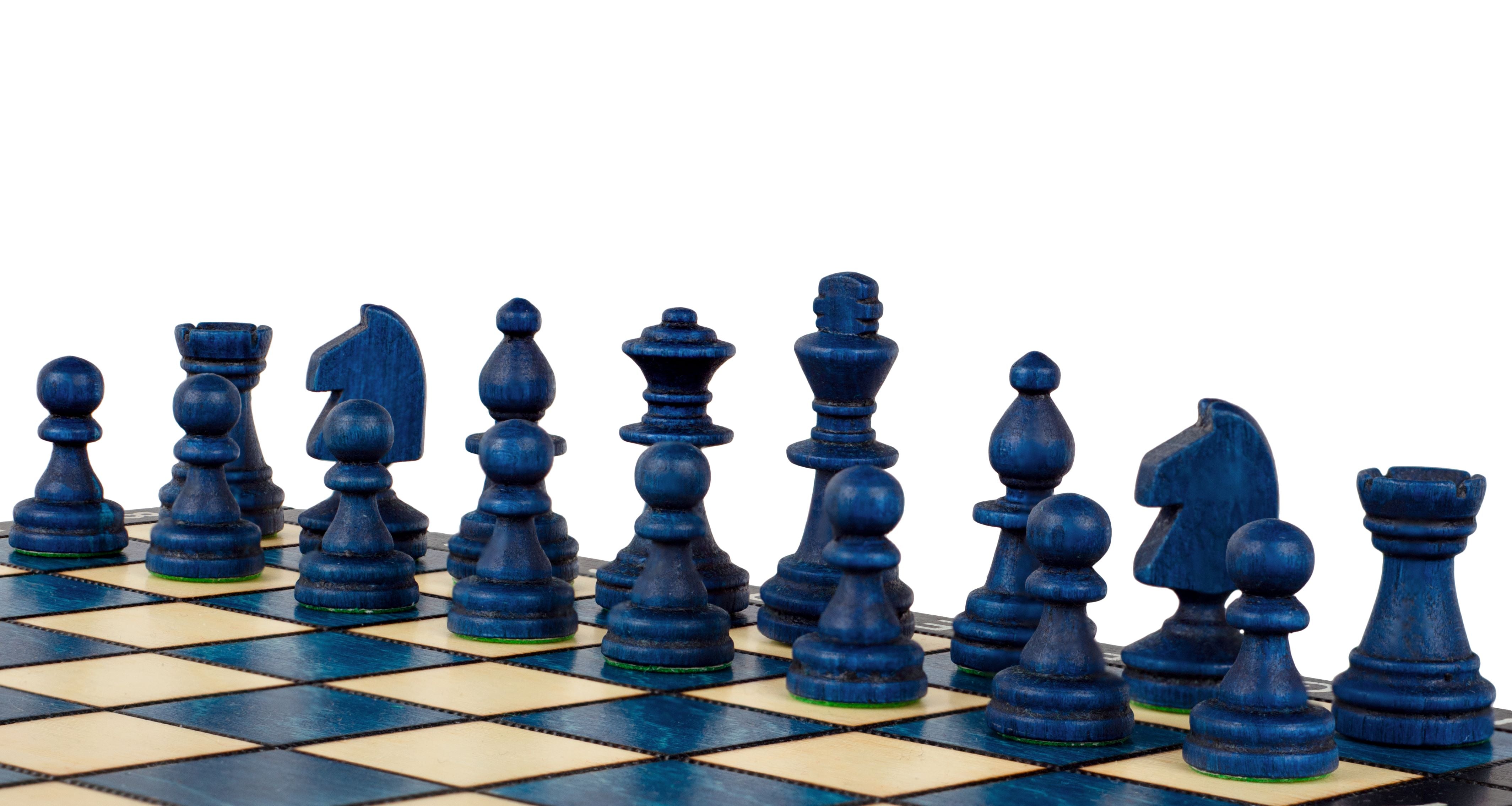 AJEDREZ MAGNÉTICO DE MADERA - AZUL - 56a0fff821f2bb50a054f940d5f1dc09