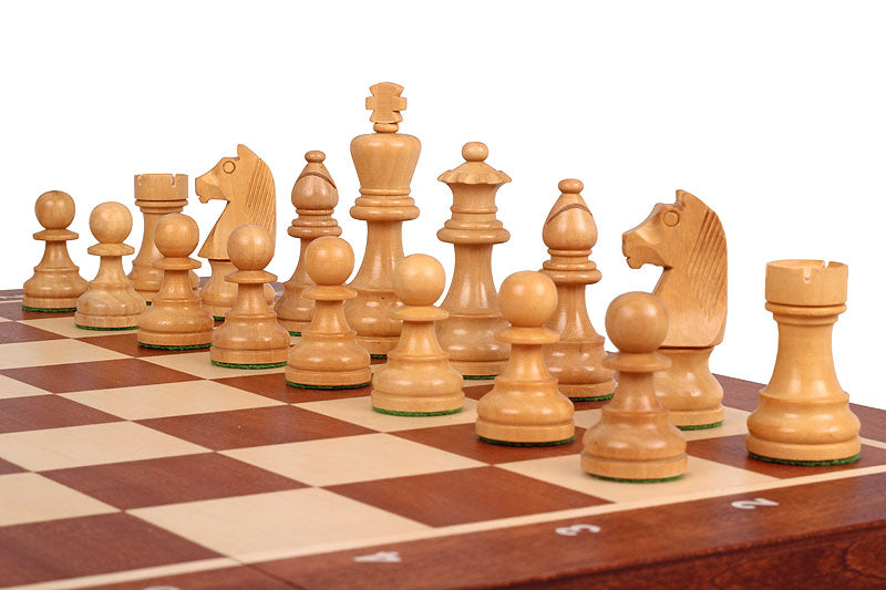Juego de ajedrez de competición Timeless (alemán) Staunton n.º 5 (48 x 48 cm) - Juego de ajedrez de competición Timeless (alemán) Staunton n.º 5 (48 x 48 cm)