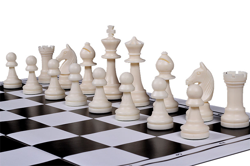 STAUNTON No 6, crema / negro, fondos afieltrados - a2d4e28c348064eebc8570f671b5c652