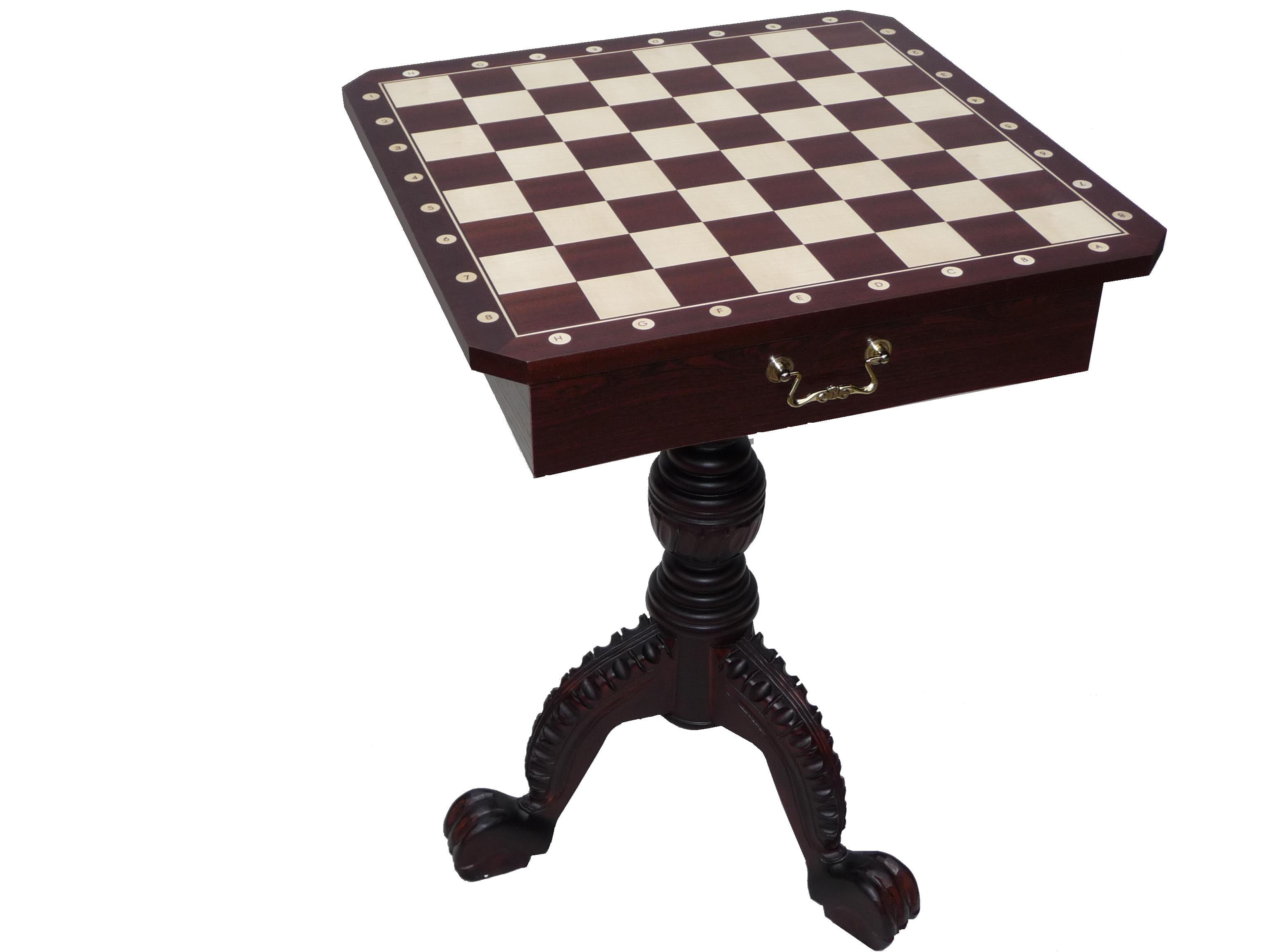 Chess table (without pieces) /total height: 75cm/ - b5a9cb17e19b55e45cb4c2dfcedd4ad1