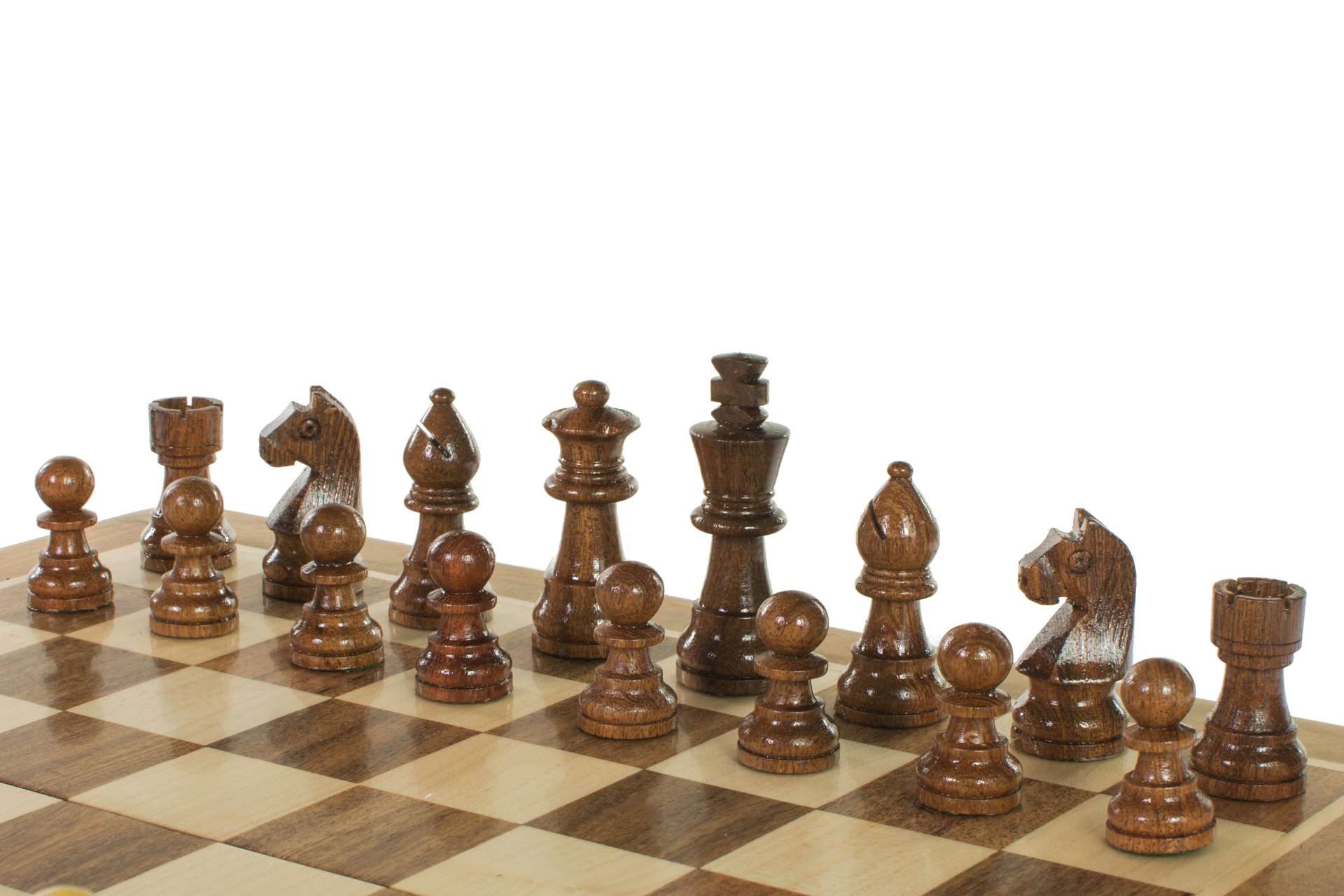 Ajedrez magnético de madera – 30 cm - Ajedrez magnético de madera – 30 cm