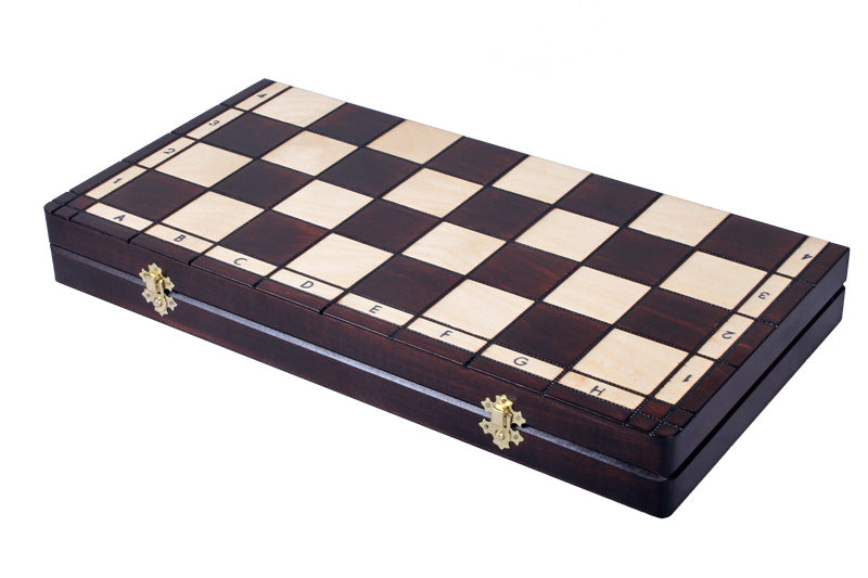 AJEDREZ DE MADERA DE LA INDIA (47 x 46,5 cm) - AJEDREZ DE MADERA DE LA INDIA (47 x 46,5 cm)