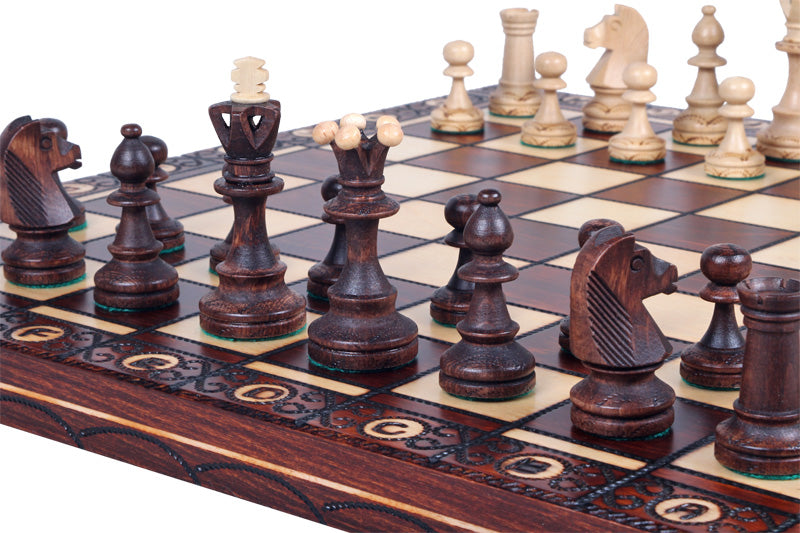AJEDREZ SENATOR (42 x 42 cm): un juego de ajedrez clásico de madera, ideal para regalar - AJEDREZ SENATOR (42 x 42 cm): un juego de ajedrez clásico de madera, ideal para regalar