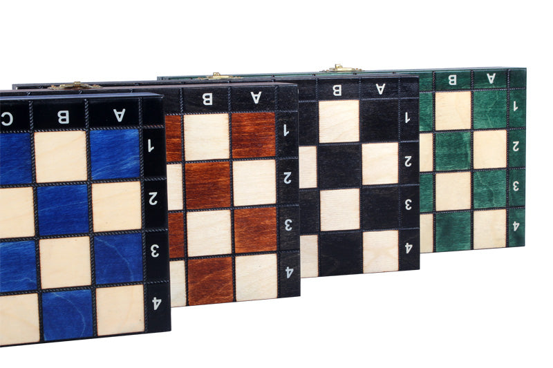 AJEDREZ MAGNÉTICO DE MADERA - AZUL - AJEDREZ MAGNÉTICO DE MADERA - AZUL