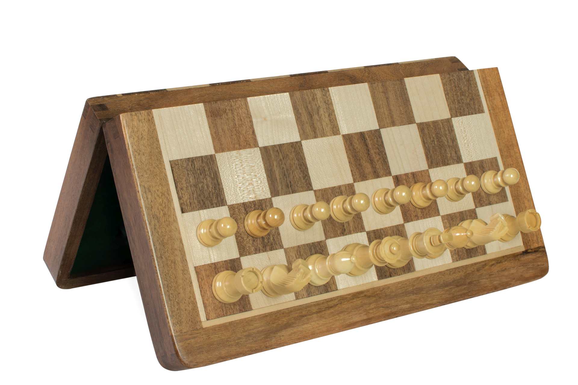 Ajedrez magnético de madera – 30 cm - Ajedrez magnético de madera – 30 cm