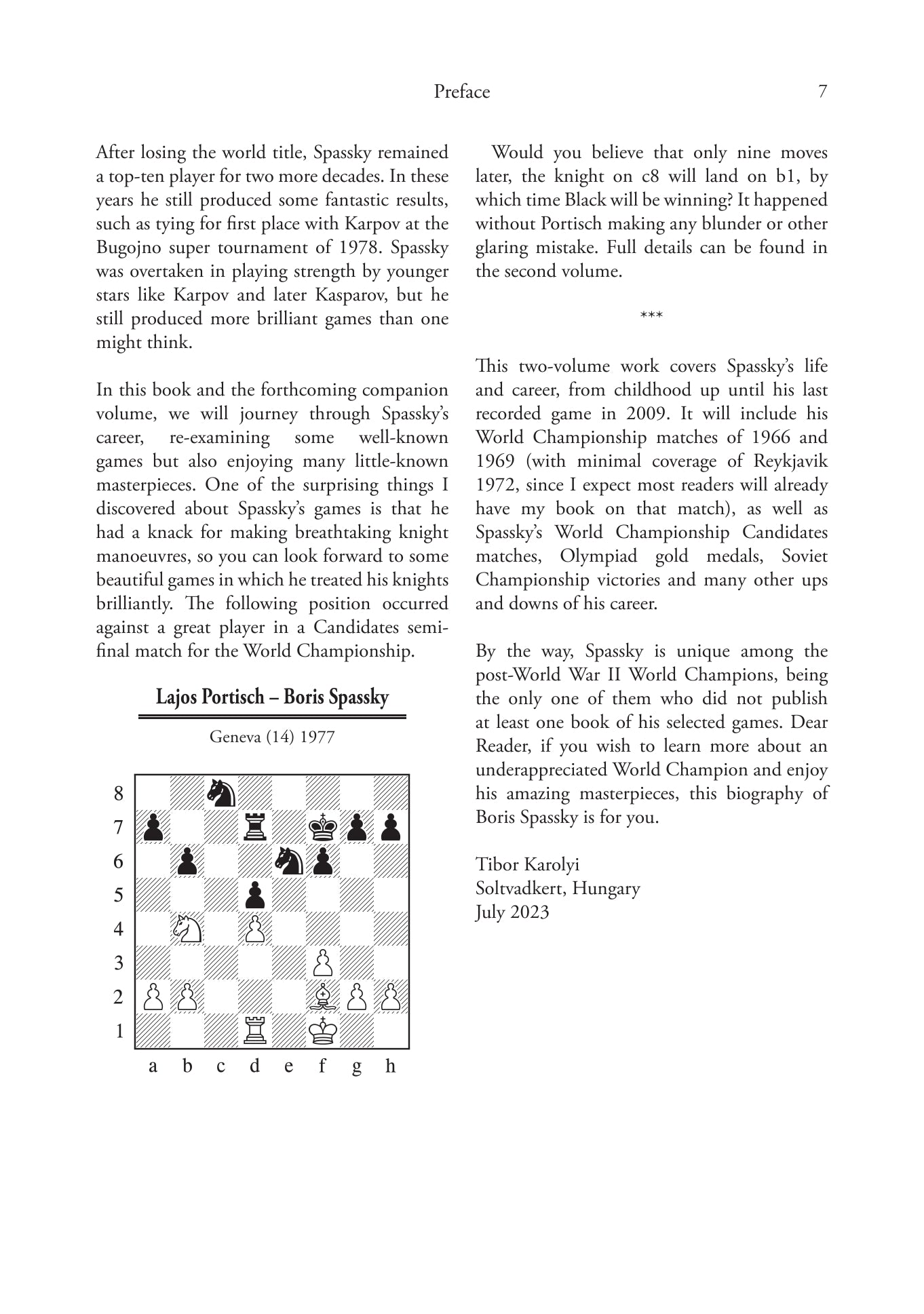 Boris Spassky's Best Games 1 1948-1968 The Rising Star by Tibor (hardcover) - Boris Spassky's Best Games 1 1948-1968 The Rising Star by Tibor (hardcover)
