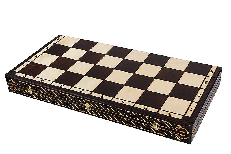 AJEDREZ DE MADERA «CÉSAR GRANDE» (82 x 81 cm) - tallado a mano - AJEDREZ DE MADERA «CÉSAR GRANDE» (82 x 81 cm) - tallado a mano