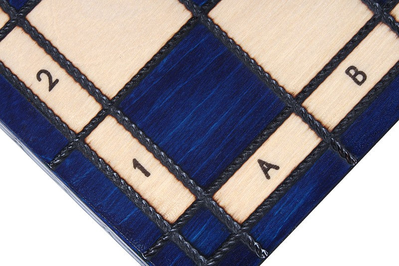 AJEDREZ REAL MEDIANO (34 x 34 cm), color azul - AJEDREZ REAL MEDIANO (34 x 34 cm), color azul