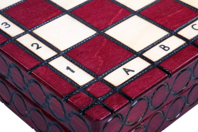 AJEDREZ ROYAL PEQUEÑO, color CEREZA (30x30cm) - 73cf8f388136f0e715bdde76fad4543f