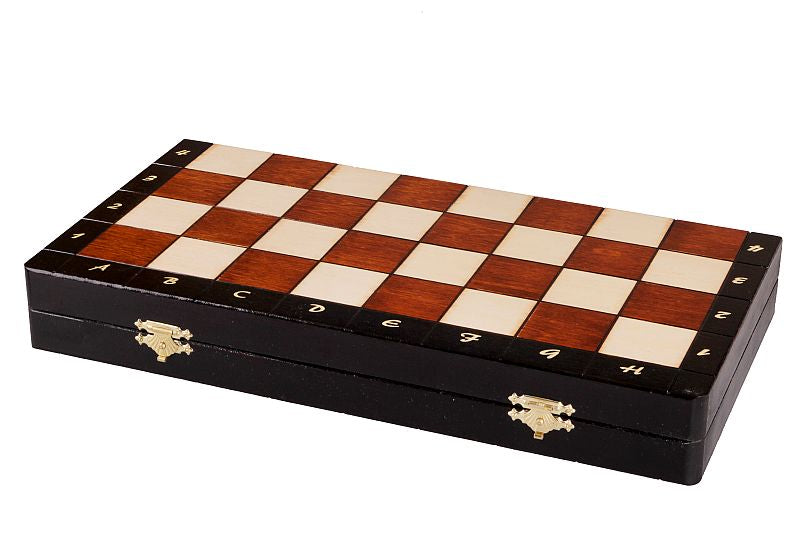 AJEDREZ DE MADERA CON PIEZAS MAGNÉTICAS Lux GRANDE (36 x 35 cm) - AJEDREZ DE MADERA CON PIEZAS MAGNÉTICAS Lux GRANDE (36 x 35 cm)