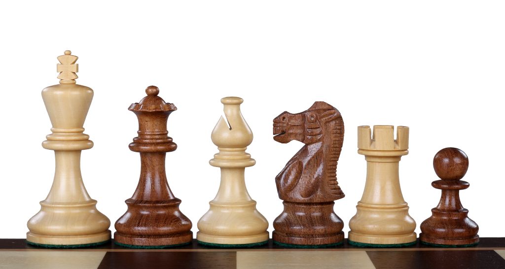 piezas de ajedrez American Classic de acacia y boj, de 3,5 pulgadas, talladas en madera - piezas de ajedrez American Classic de acacia y boj, de 3,5 pulgadas, talladas en madera