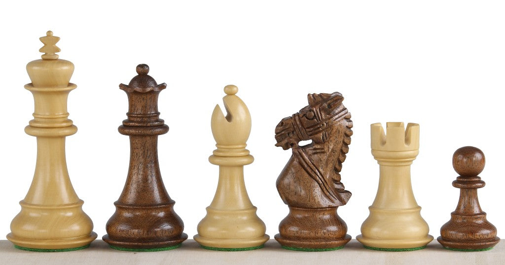 Piezas de ajedrez King's Bridal Acacia/Boxwood 3,75'' - dcab65c48e9e81d12af6a13882f8afb1