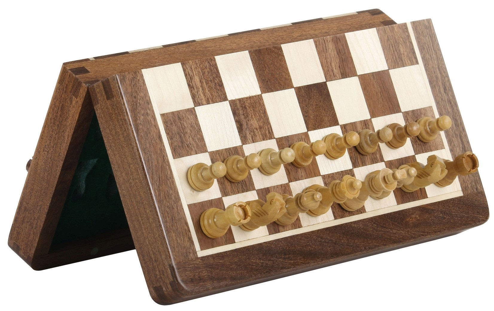 Ajedrez MAGNÉTICO con tablero marmolado de 25 cm - Ajedrez MAGNÉTICO con tablero marmolado de 25 cm