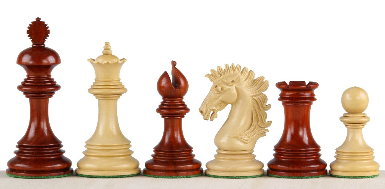 Figuras de ajedrez Sunrise de madera roja de 4 pulgadas - 0614704b412f59442f10d9aedd34349f