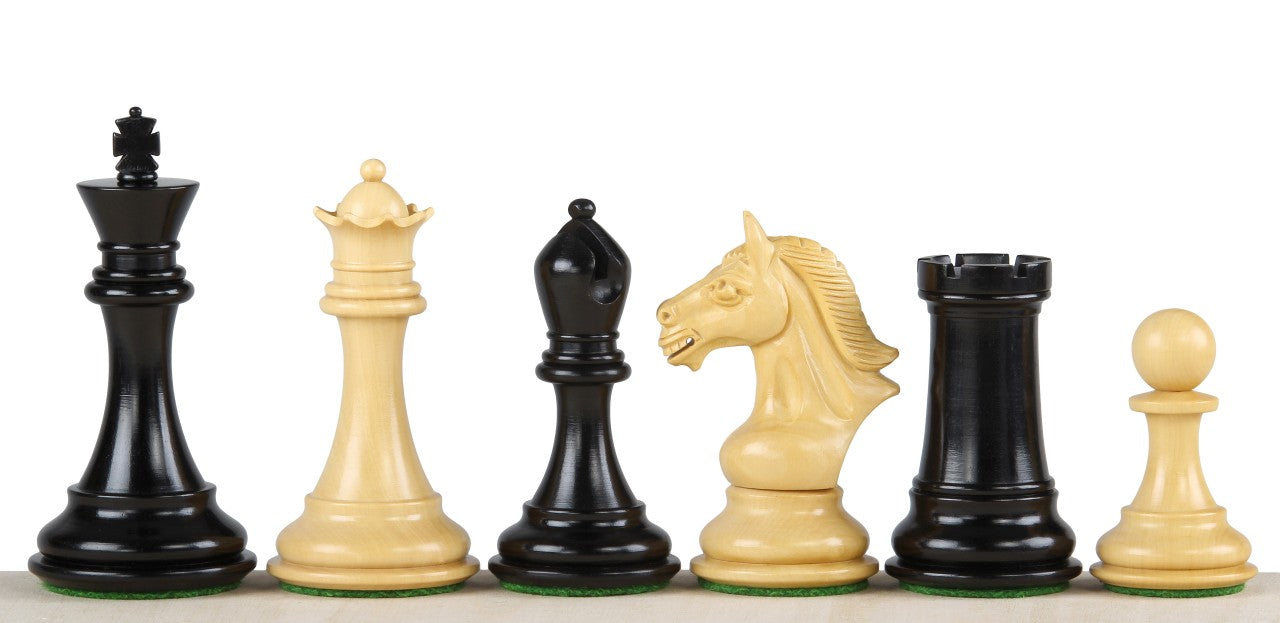 Piezas de ajedrez DERBY KNIGHT ÉBANO 4" chess pieces - 8e1b6e9ca40739efd939a0472c7ba4bf