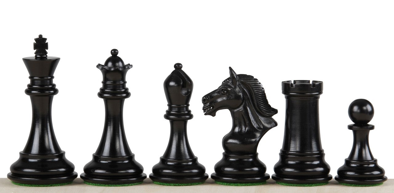 Piezas de ajedrez DERBY KNIGHT ÉBANO 4" chess pieces - 1a8b64ea6d5bcf4da08dc38adc88e039
