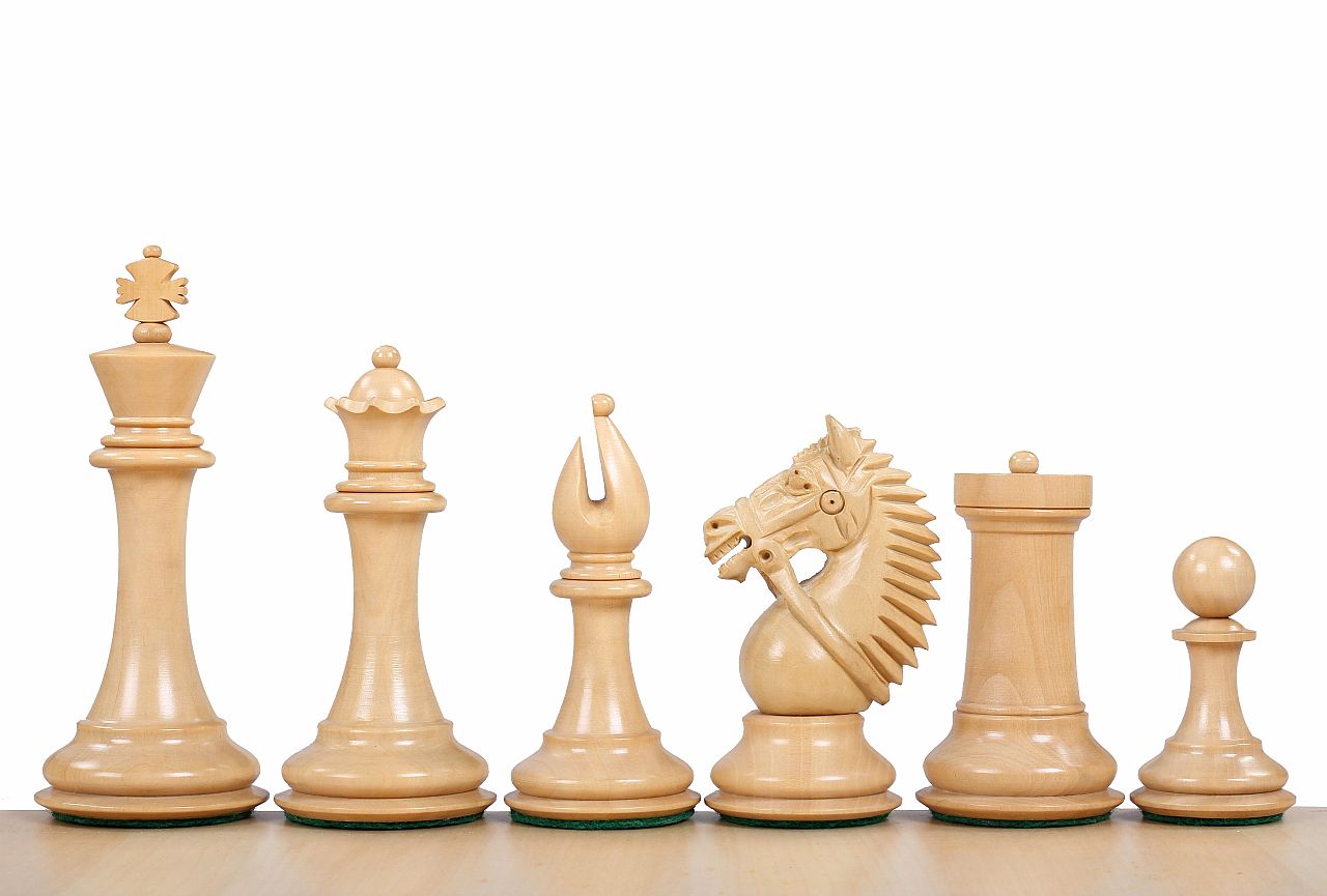 Piezas de ajedrez MADE IN AMERICA KNIGHT SECOYA 4" - 74578e46c58a2c1e9c576955d890fc60