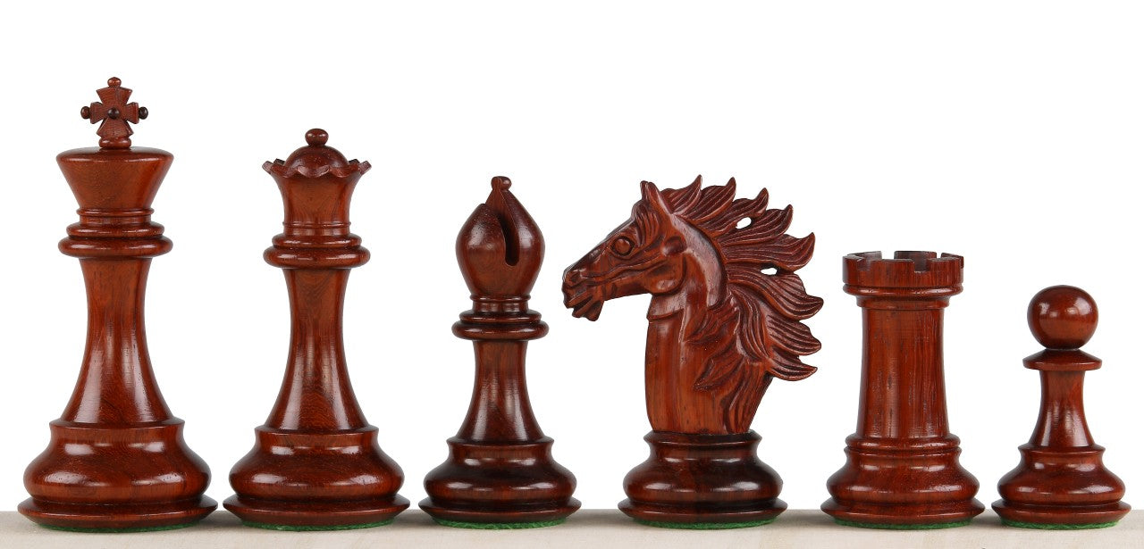 BAGGIO FIGURAS DE AJEDREZ DE MADERA ROJA 4 PULGADAS - 1c1cfc47abfe1f01cf5f9dc1351afbd9