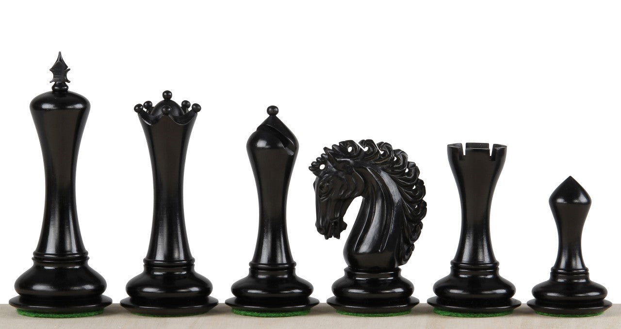 Figuras de ajedrez Empire Ébano 4,25 pulgadas - a6cc744d845fa3ca71612dd3b5010196