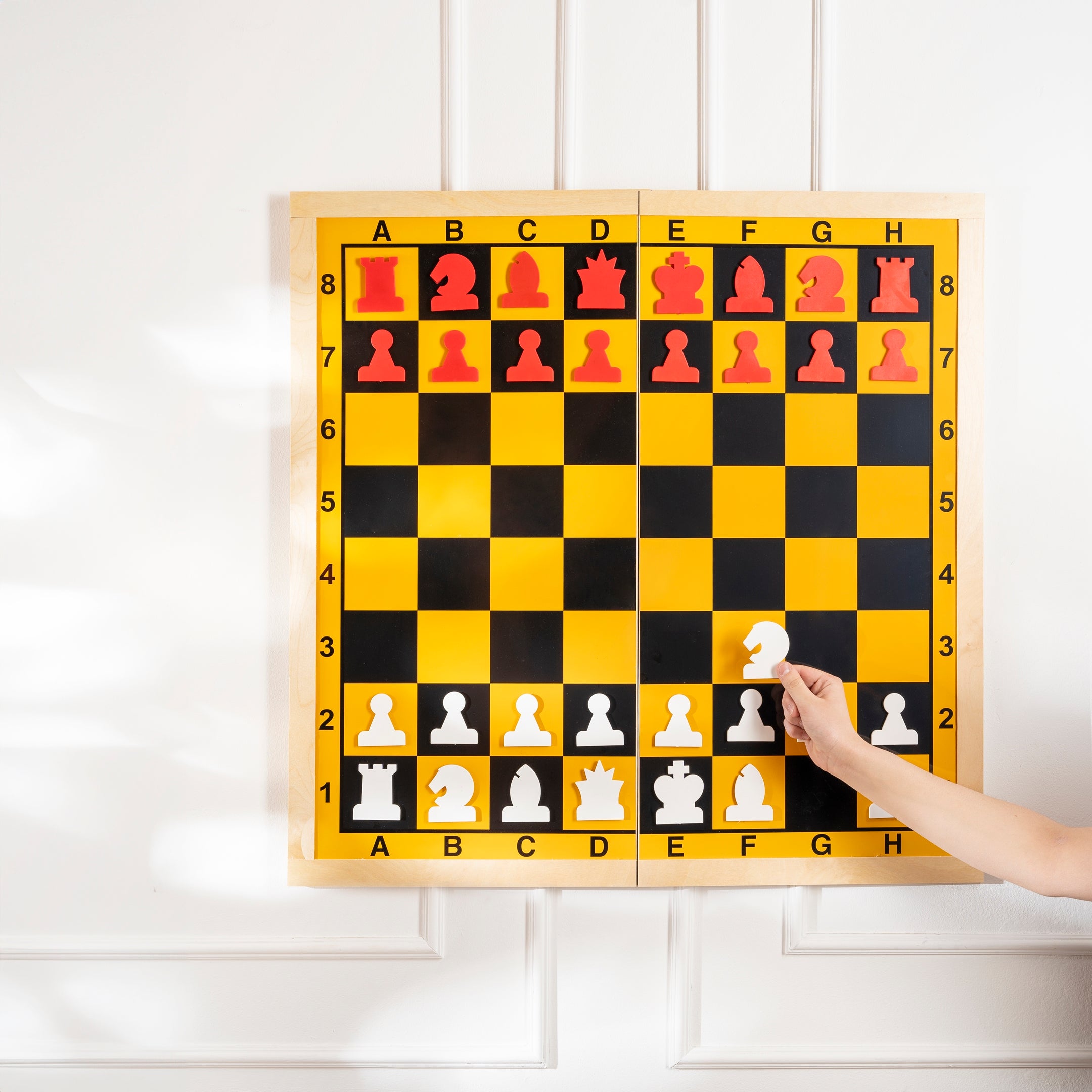 Tablero mural doblado (por la mitad), piezas incluidas - 8d271d88b69bcecccec69d1dc4f5aed3