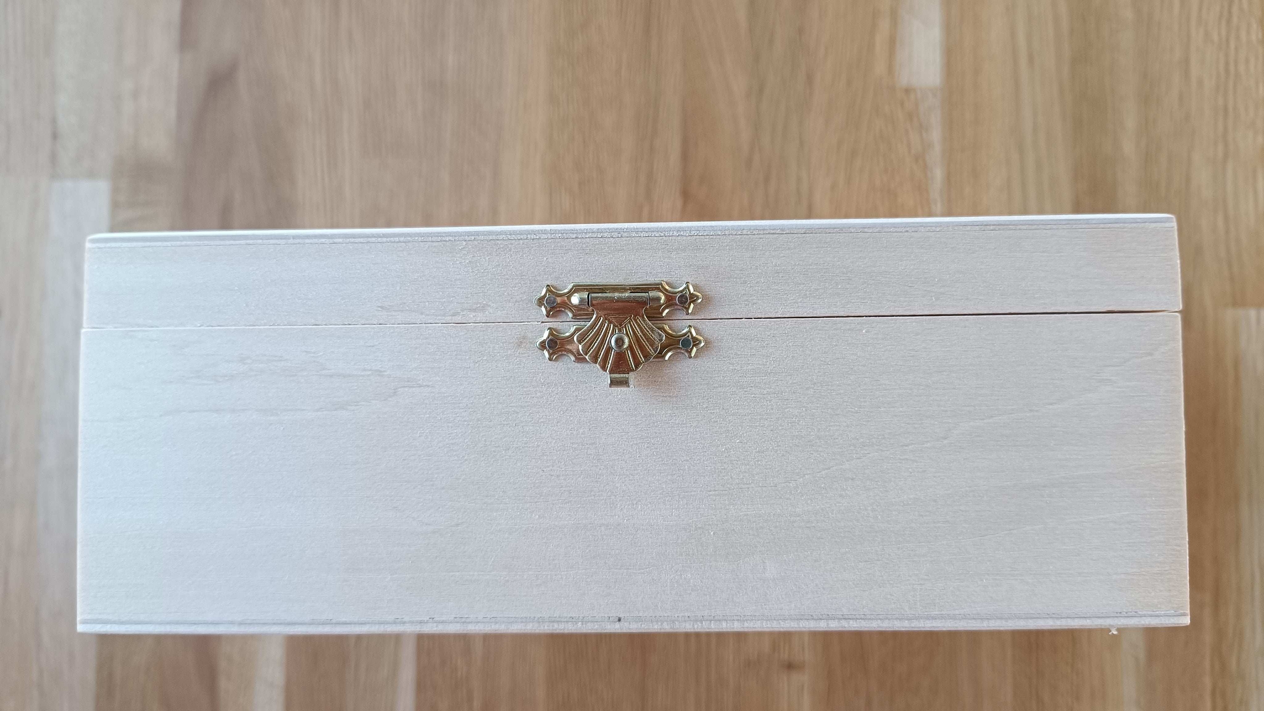 Caja de madera para guardar piezas Staunton n.º 5 (altura del rey: 90 mm) - madera sin tratar - Caja de madera para guardar piezas Staunton n.º 5 (altura del rey: 90 mm) - madera sin tratar