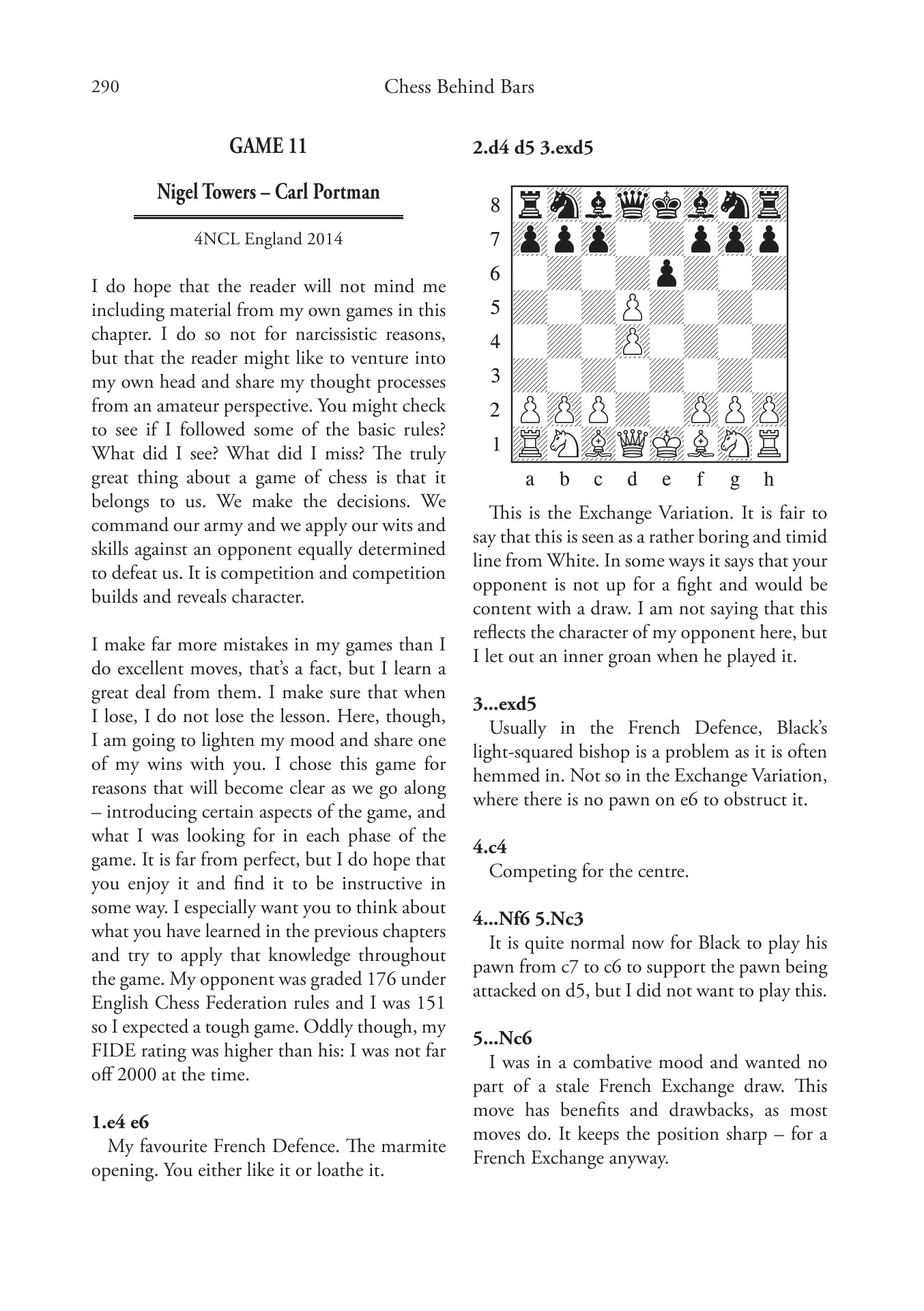 Chess Behind Bars, de Carl Portman (tapa dura) - Chess Behind Bars, de Carl Portman (tapa dura)