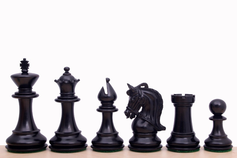 Figuras de ajedrez corintias de ébano de 4,25 - 78572f86694bc41732ee3d84d7c30eec