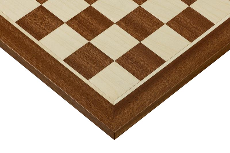 Tablero de ajedrez 38 mm (sin descripción) caoba/jawor (marquetería) - dd0ec18bb813964b9740c9a4c79d2e02