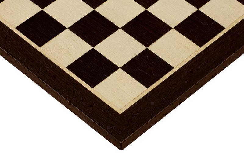 Tablero de ajedrez 38 mm (sin descripción) wengué/jawor (marquetería) - 51697303a091f6011530a636fbe14823