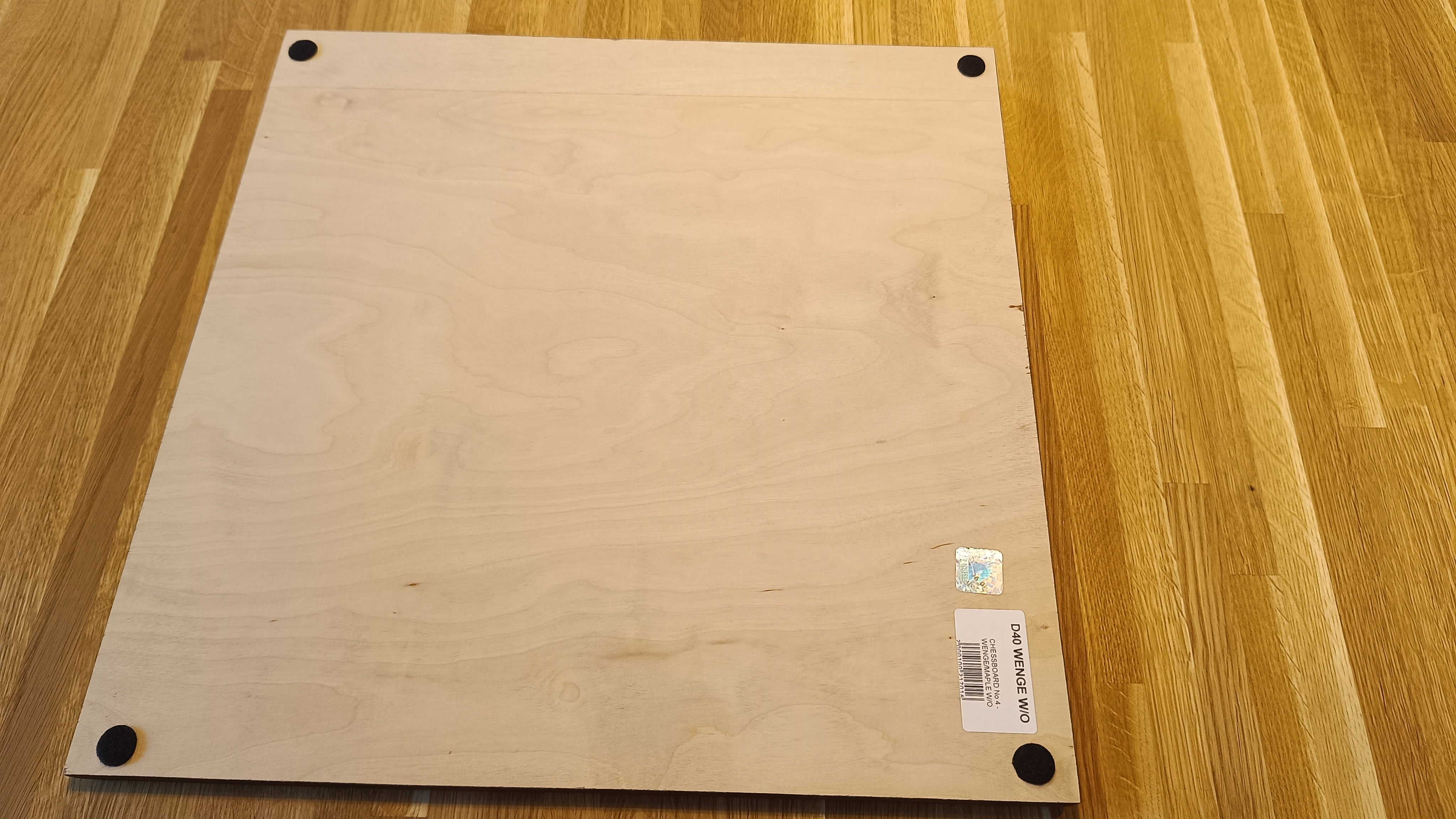 TABLERO DE AJEDREZ Nº 4 - WENGÉ/ARCE S/O - 5b98c58b3f4408f1b69e1c9eb8246c42