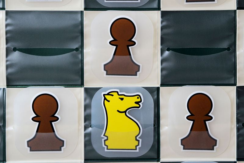 Tablero de demostración enrollable ranurado 36"(91 cm) verde / blanco - 6522f4846affebf225d19ed9495a1264