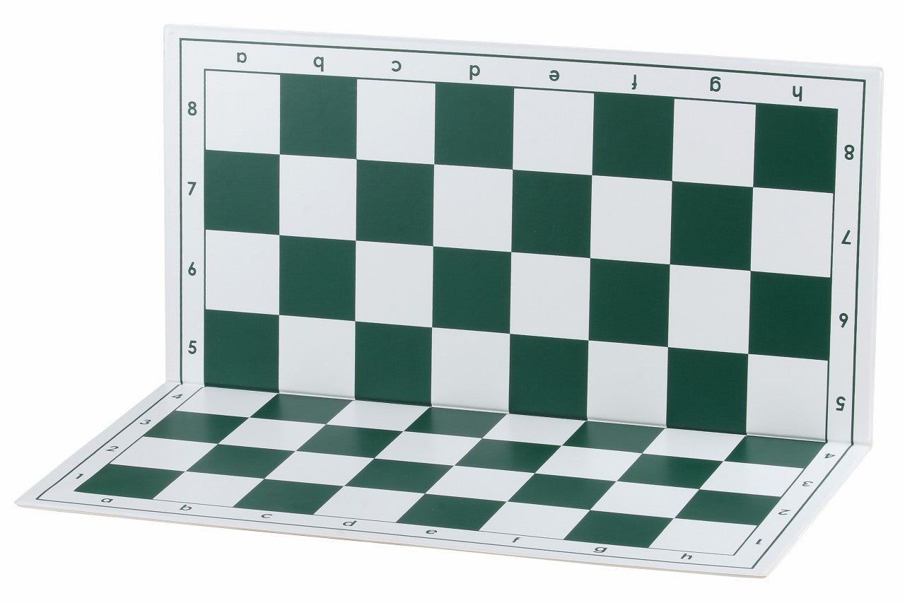 Tablero de ajedrez plegable de plástico 4+, blanco y verde - 390dc956af04b346554cd0fd28d238ce