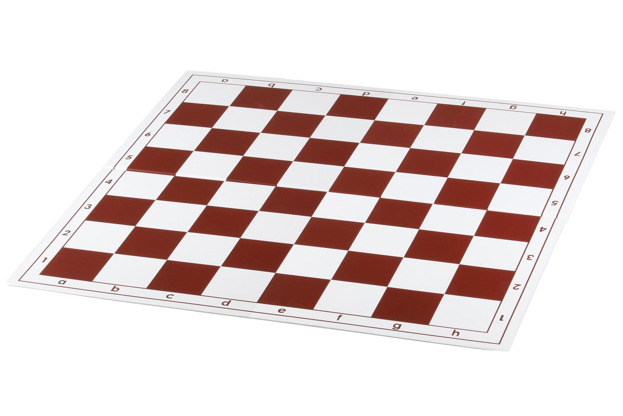 Tablero de ajedrez plegable de plástico 4+, blanco y rojo - Tablero de ajedrez plegable de plástico 4+, blanco y rojo