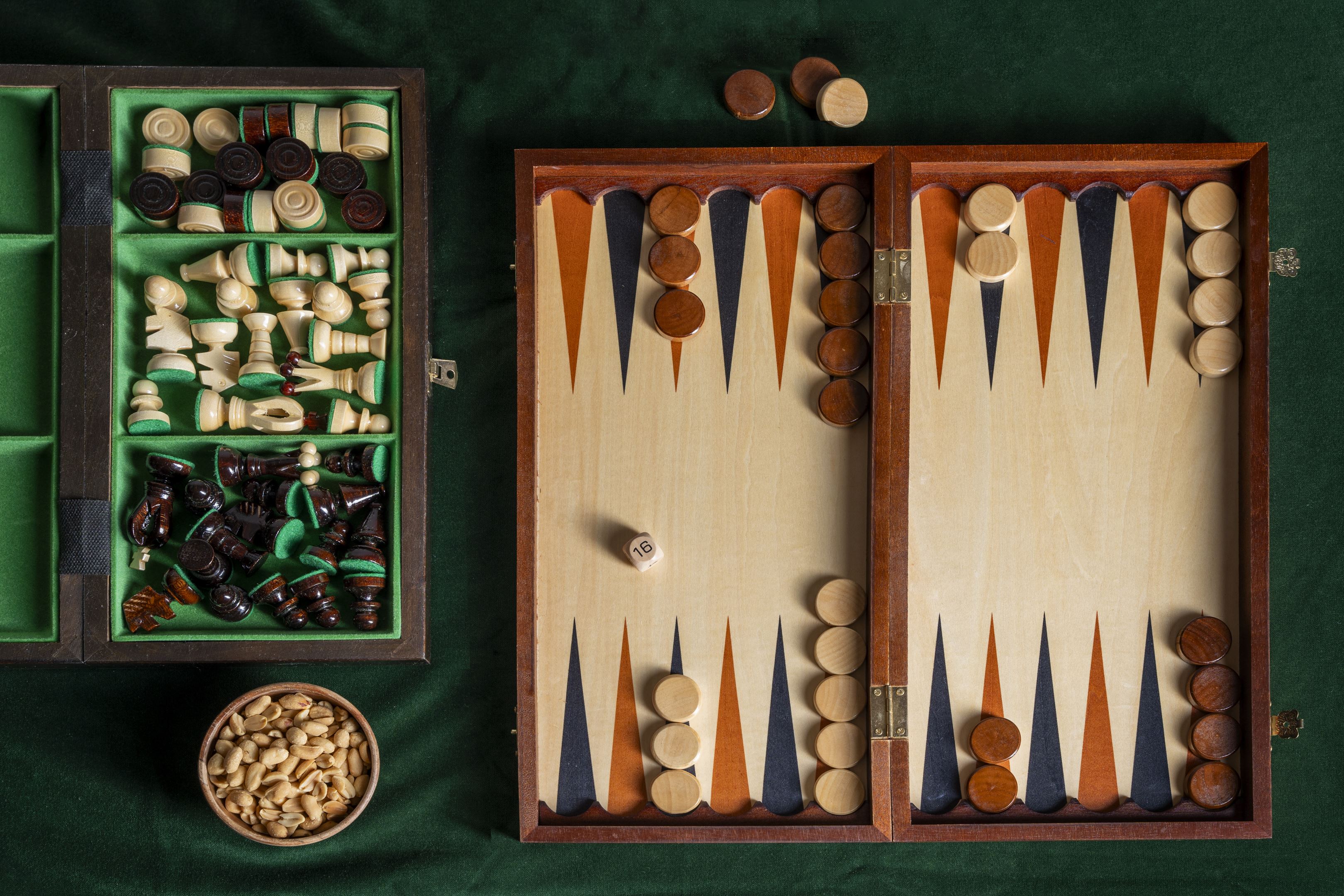 BACKGAMMON - TRYKTRAK GRANDE - BACKGAMMON - TRYKTRAK GRANDE