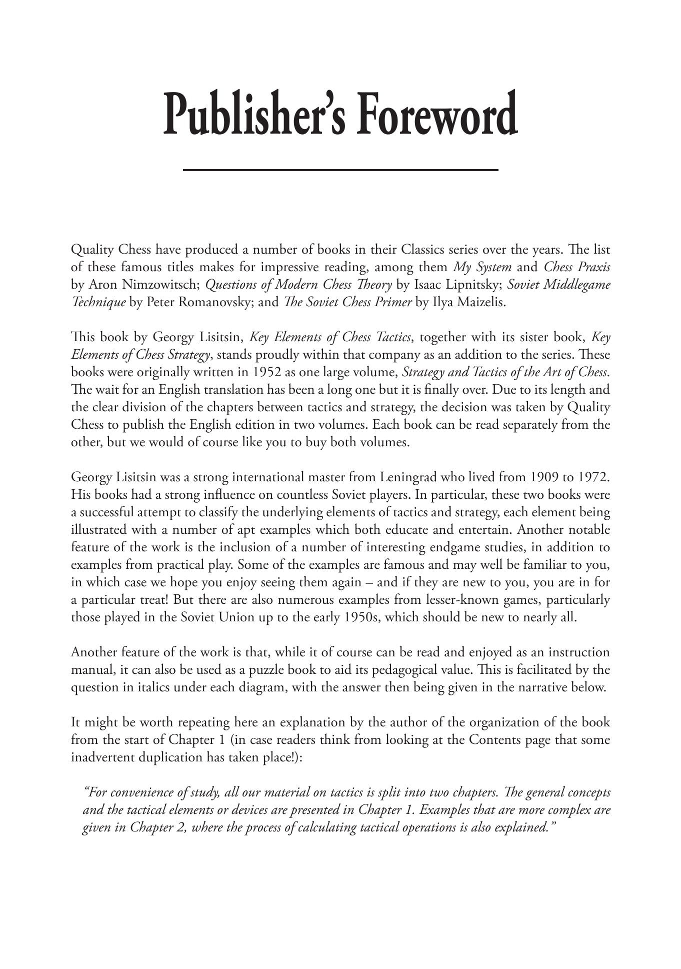 Key Elements of Chess Tactics by Georgy Lisitsin - 681a5dd91d20f9155cd8efa8844fea21