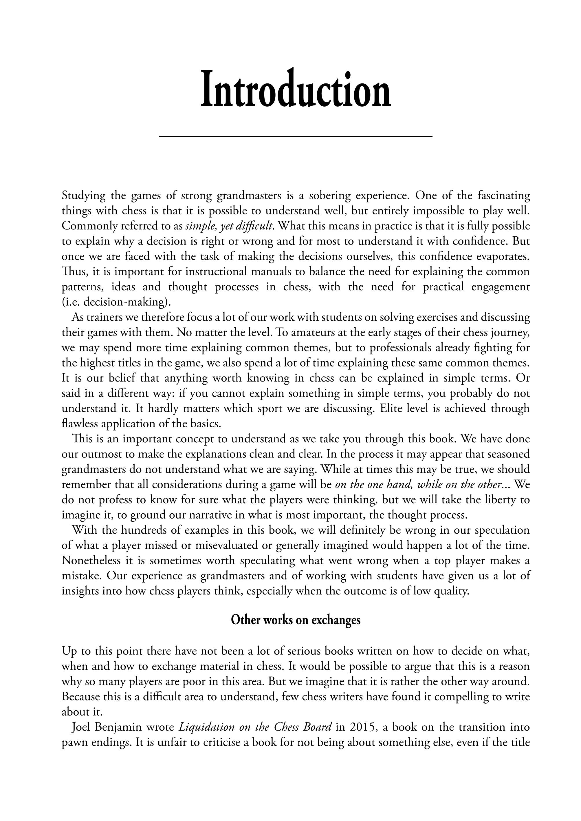 Mastering Chess Exchanges by Jacob Aagaard and Renier Castellanos (softcover) - 94c916876962edddfb2bc664c2536303