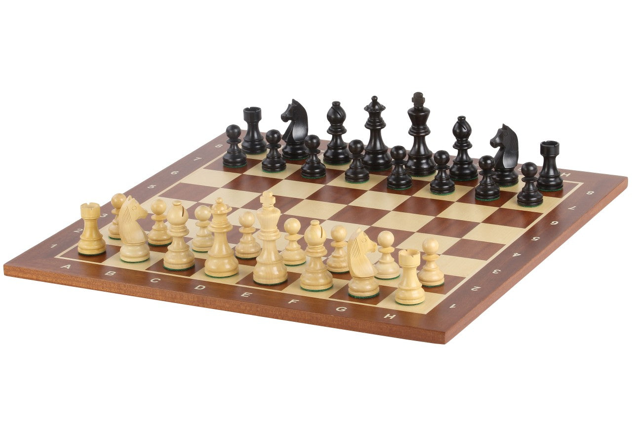 Juego de ajedrez Timeless - tablero (casilla 58mm), piezas (rey 96mm) - Juego de ajedrez Timeless - tablero (casilla 58mm), piezas (rey 96mm)