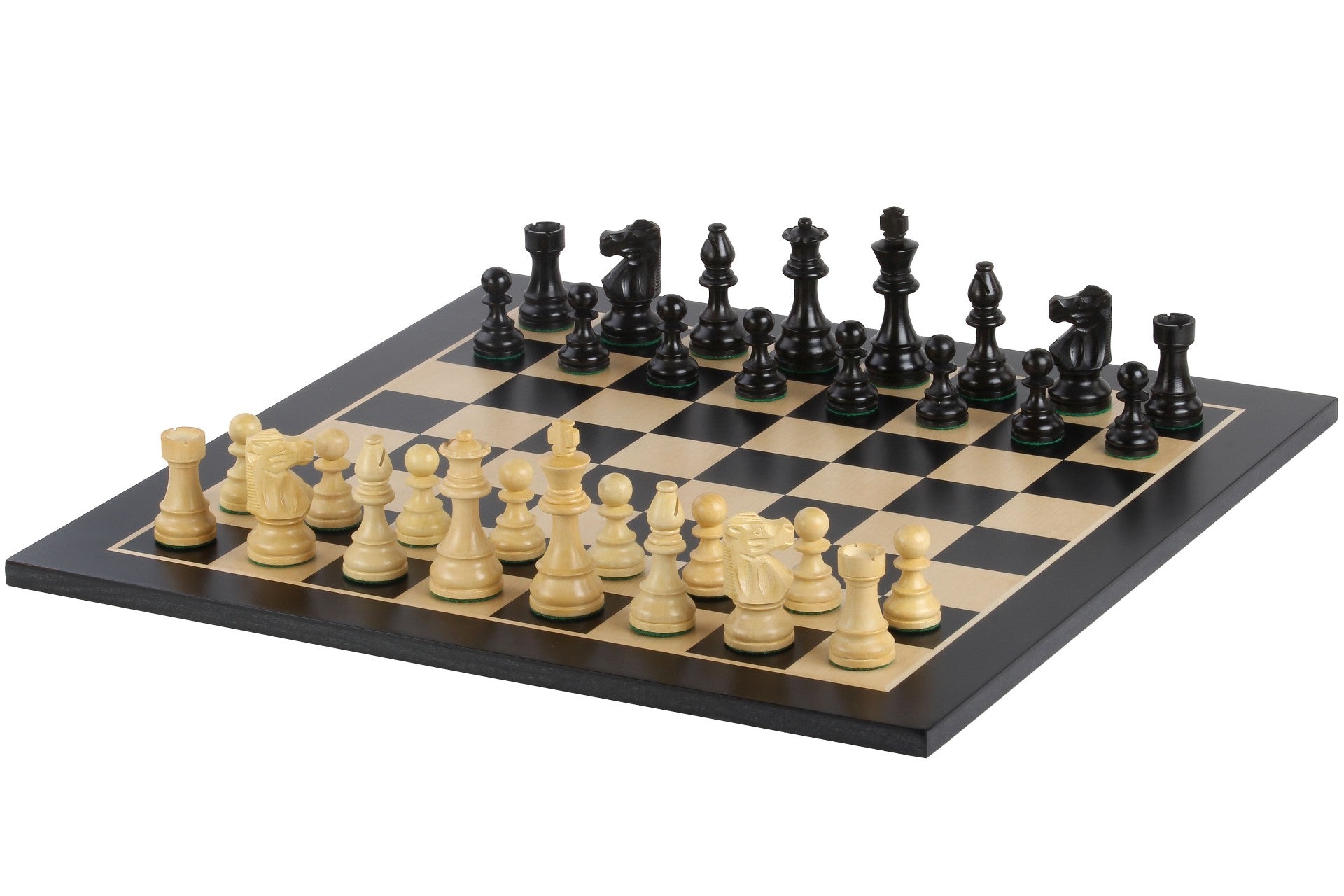 Tablero de Ajedrez Negro No5 + 3.5 Piezas francesas ebonizadas - 497dbaa01e69df8efa6e20d703f992e3